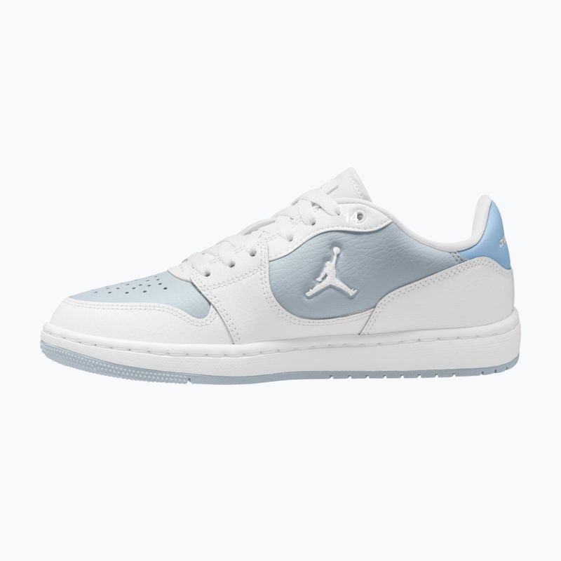 Дамски обувки Jordan Court Connect Low white/aura/psychic blue 2