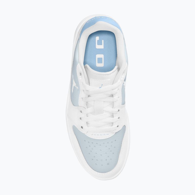 Дамски обувки Jordan Court Connect Low white/aura/psychic blue 4