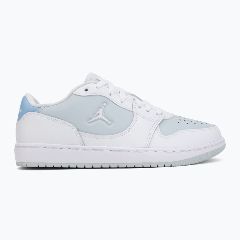 Дамски обувки Jordan Court Connect Low white/aura/psychic blue 2