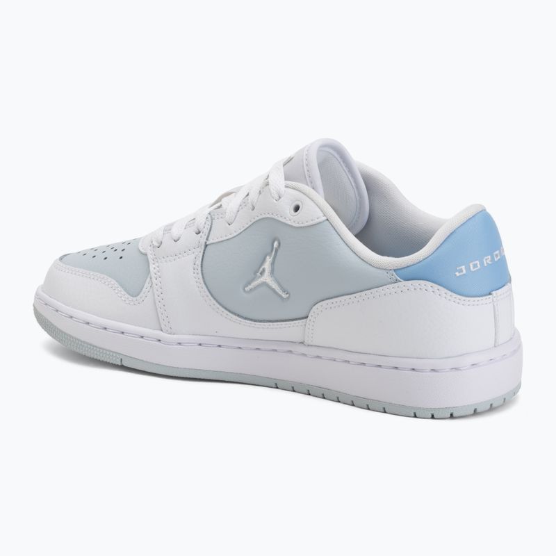 Дамски обувки Jordan Court Connect Low white/aura/psychic blue 3