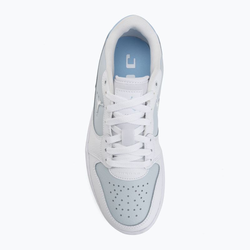 Дамски обувки Jordan Court Connect Low white/aura/psychic blue 5
