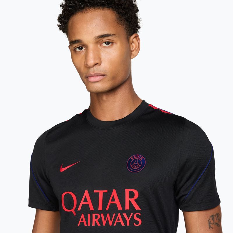 Мъжка футболна фланелка Nike Paris Saint-Germain Strike Soccer Dri-Fit black/hyper royal/global red/global red 3