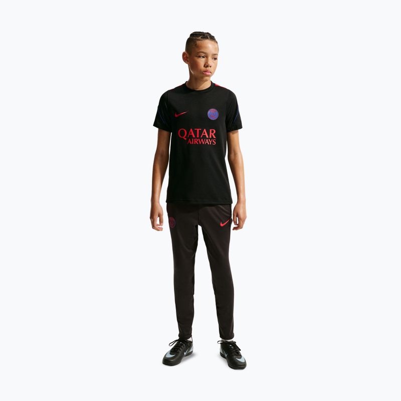 Детска футболна тениска Nike Paris Saint-Germain Strike Dri-Fit black/hyper royal/global red/global red 3