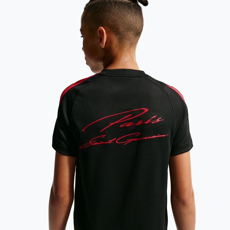 Детска футболна тениска Nike Paris Saint-Germain Strike Dri-Fit black/hyper royal/global red/global red 5