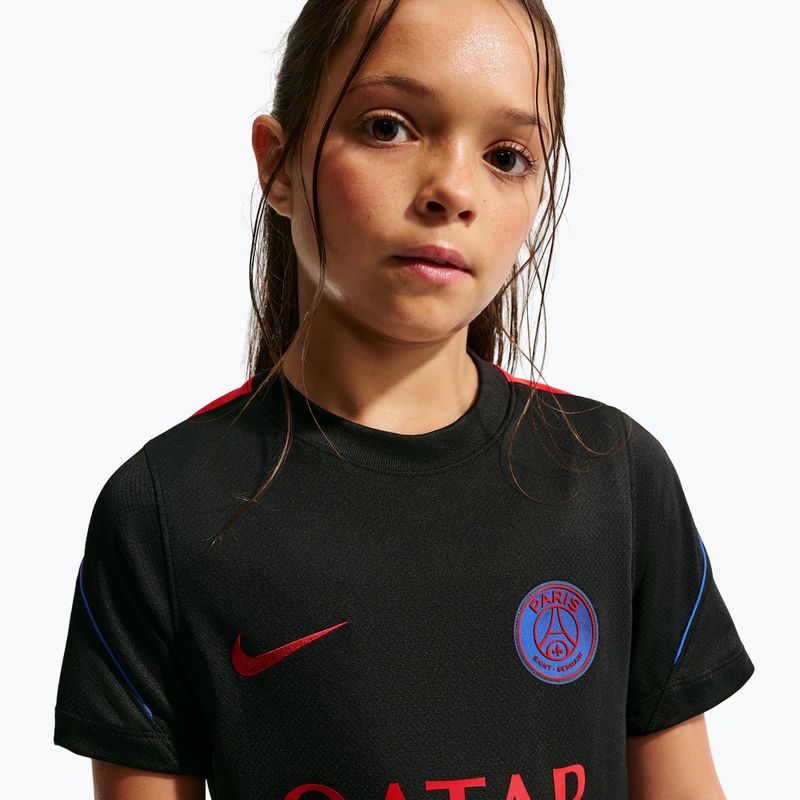 Детска футболна тениска Nike Paris Saint-Germain Strike Dri-Fit black/hyper royal/global red/global red 6