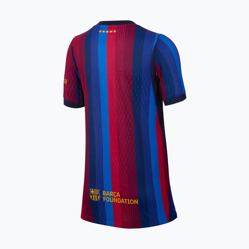 Детска футболна тениска Nike FC Barcelona Dri-Fit ADV Match deep garnet/blue void 2