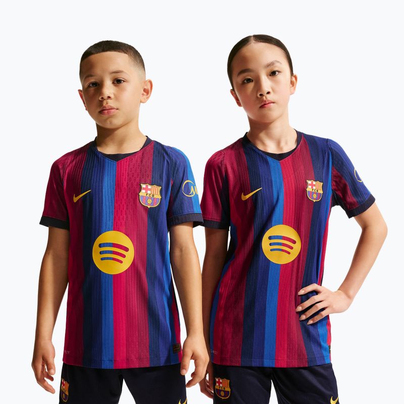 Детска футболна тениска Nike FC Barcelona Dri-Fit ADV Match deep garnet/blue void 4