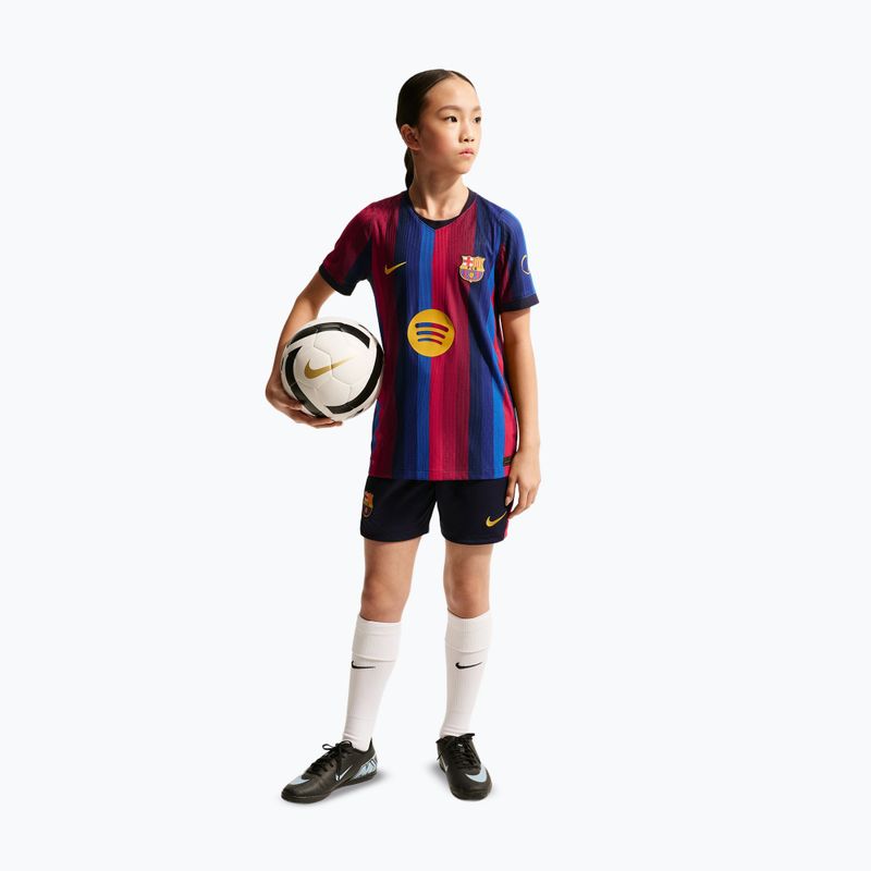 Детска футболна тениска Nike FC Barcelona Dri-Fit ADV Match deep garnet/blue void 5