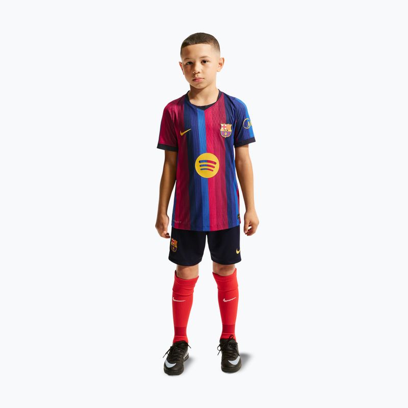 Детска футболна тениска Nike FC Barcelona Dri-Fit ADV Match deep garnet/blue void 6