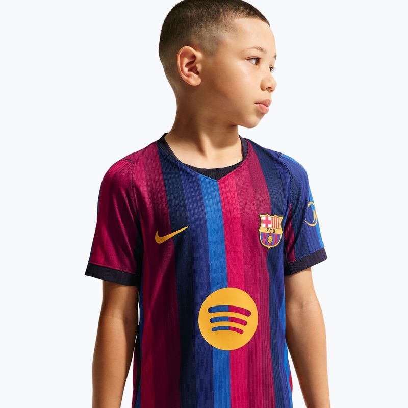 Детска футболна тениска Nike FC Barcelona Dri-Fit ADV Match deep garnet/blue void 8