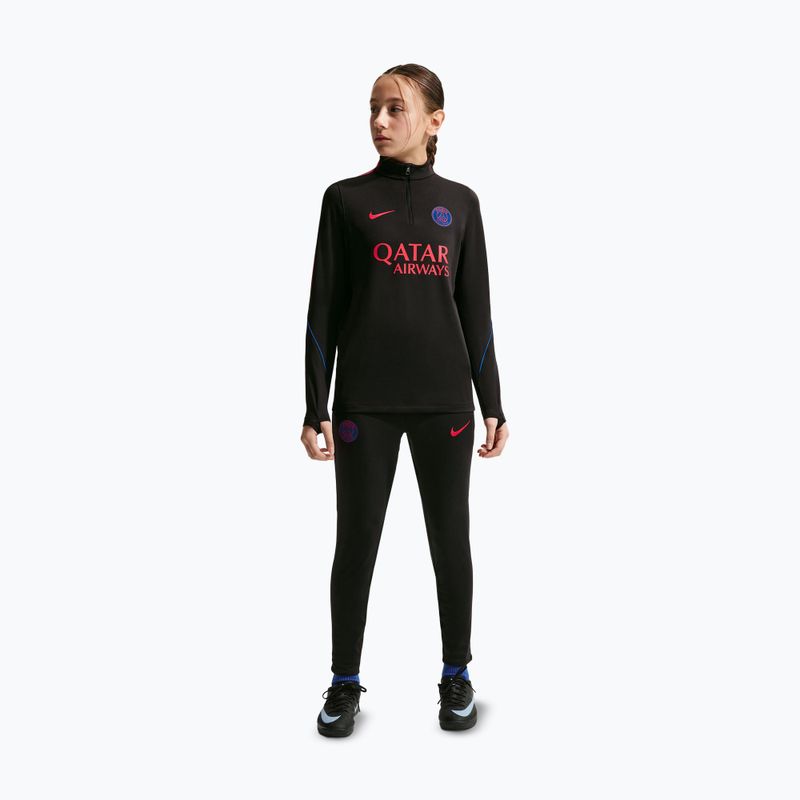 Детски футболен суитшърт Nike Paris Saint-Germain Strike Dri-Fit Soccer Knit Drill Top black/global red/global red 2