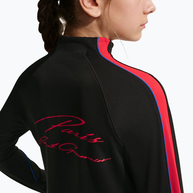 Детски футболен суитшърт Nike Paris Saint-Germain Strike Dri-Fit Soccer Knit Drill Top black/global red/global red 6