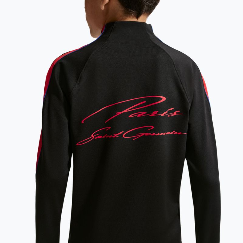 Детски футболен суитшърт Nike Paris Saint-Germain Strike Dri-Fit Soccer Knit Drill Top black/global red/global red 7