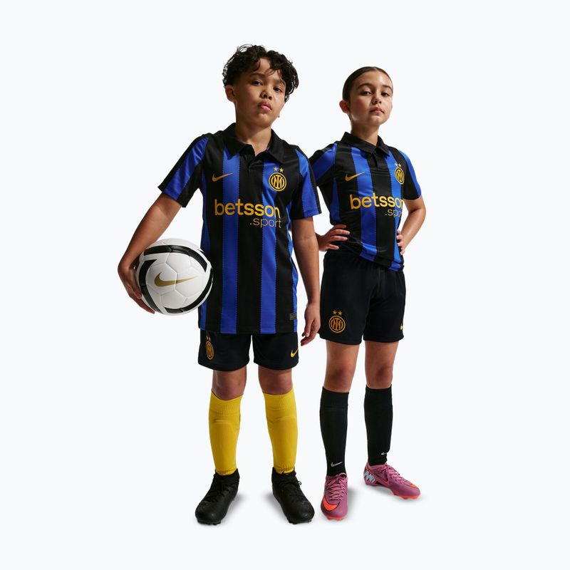 Детски футболни шорти Nike Inter Milan Dri-Fit Stadium Home black/university gold 2