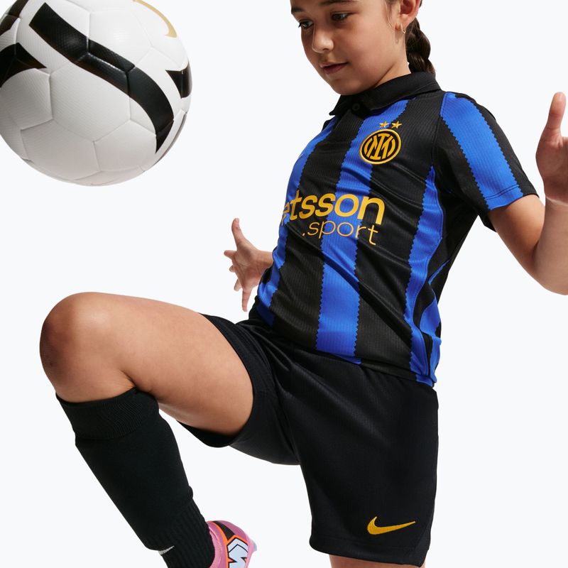 Детски футболни шорти Nike Inter Milan Dri-Fit Stadium Home black/university gold 6