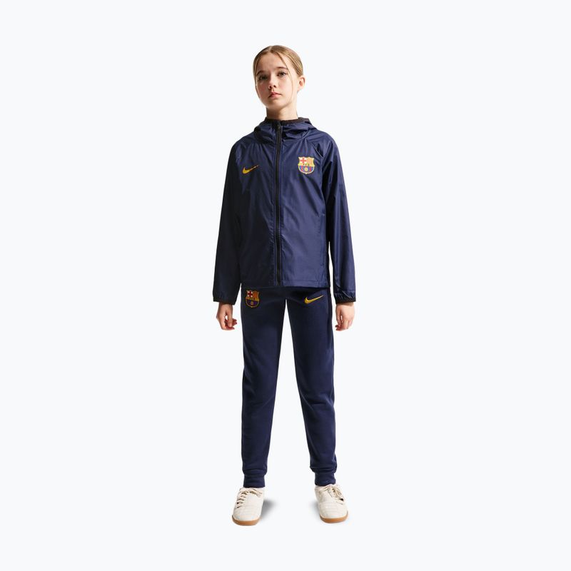 Детско футболно яке Nike FC Barcelona Academy Pro blackened blue/black/mineral yellow 2