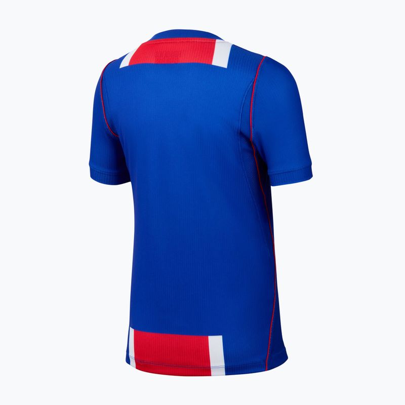 Детска футболна тениска Nike Paris Saint-Germain Dri-Fit Stadium Home old royal/white/university red/white 2
