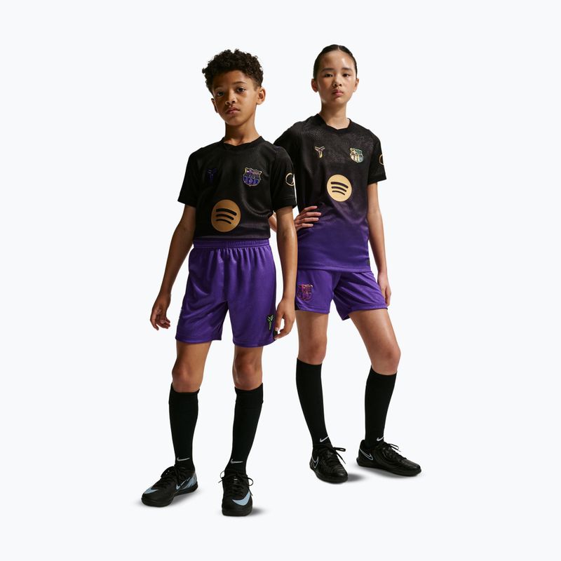 Детски футболни шорти Nike FC Barcelona 2026/27 Stadium Away field purple/black/black 2