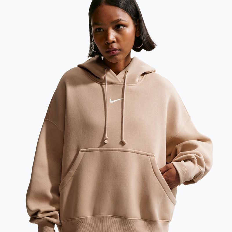 Дамски суитшърт Nike Sportswear Phoenix Fleece Oversized linen/sail 4