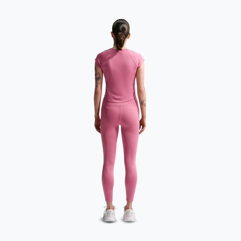 Дамска тениска за бягане Nike Swoosh Run Dri-Fit peony/photon dust/white 3