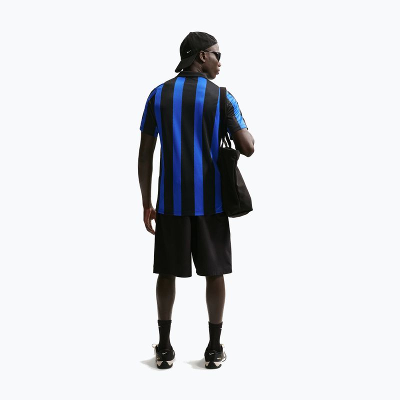 Мъжка футболна фланелка Nike Inter Milan Dri-Fit Stadium Home lyon blue/black/university gold 2