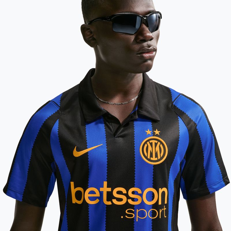 Мъжка футболна фланелка Nike Inter Milan Dri-Fit Stadium Home lyon blue/black/university gold 5