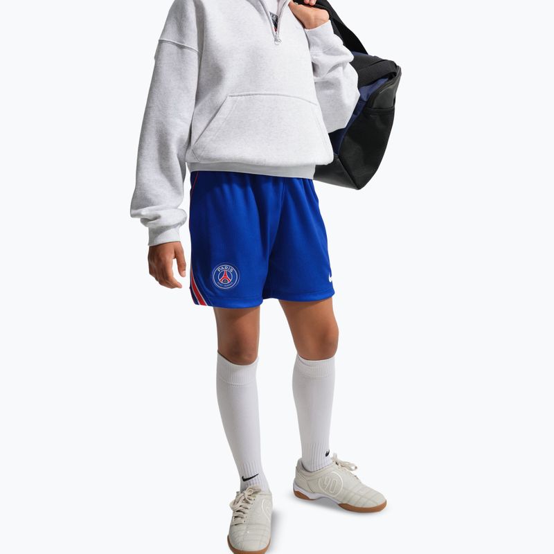 Детски футболни шорти Nike Paris Saint-Germain Dri-Fit Stadium old royal/white 5