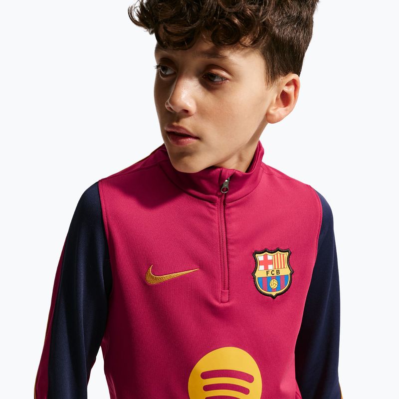 Детски футболен суитшърт Nike FC Barcelona Strike Dri-Fit Soccer Knit Drill Top 5