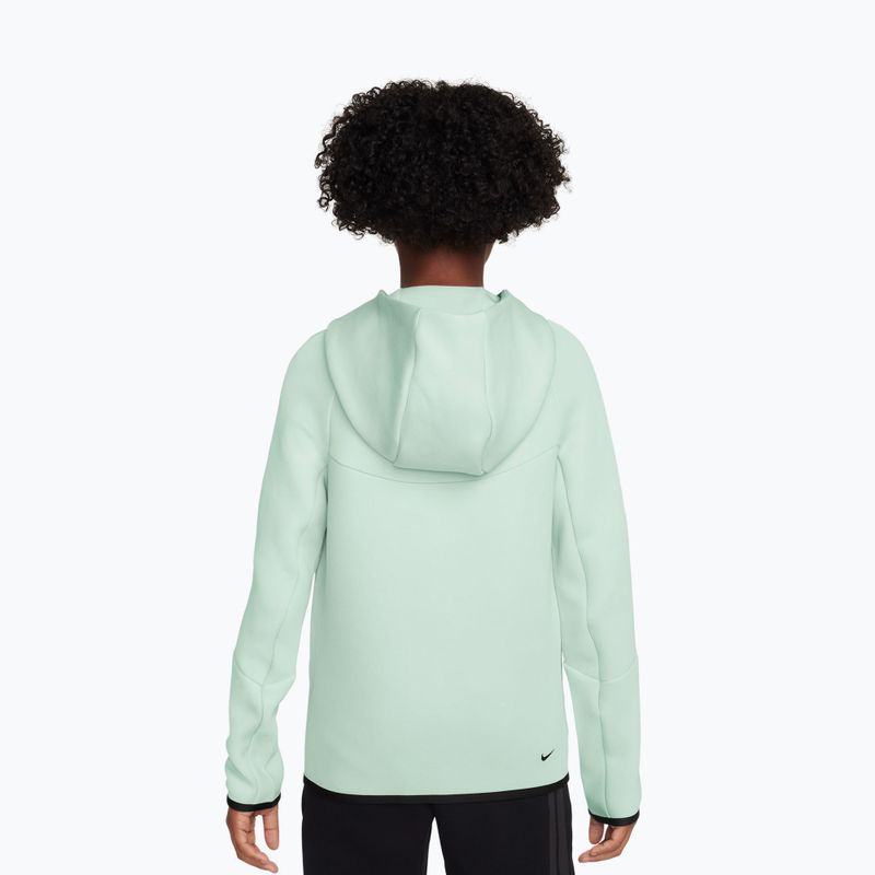 Детски суитшърт Nike Sportswear Tech Fleece Full Zip barely green/black/black 2
