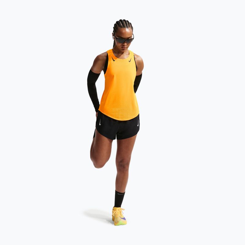 Дамска тениска за бягане Nike AeroSwift Dri-Fit ADV Singlet laser orange/black 2