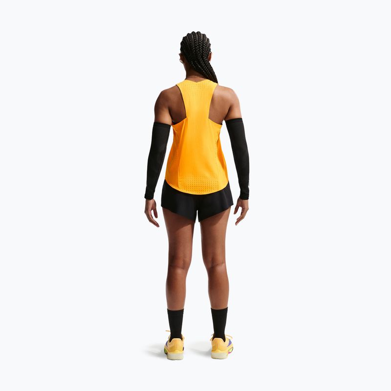 Дамска тениска за бягане Nike AeroSwift Dri-Fit ADV Singlet laser orange/black 3