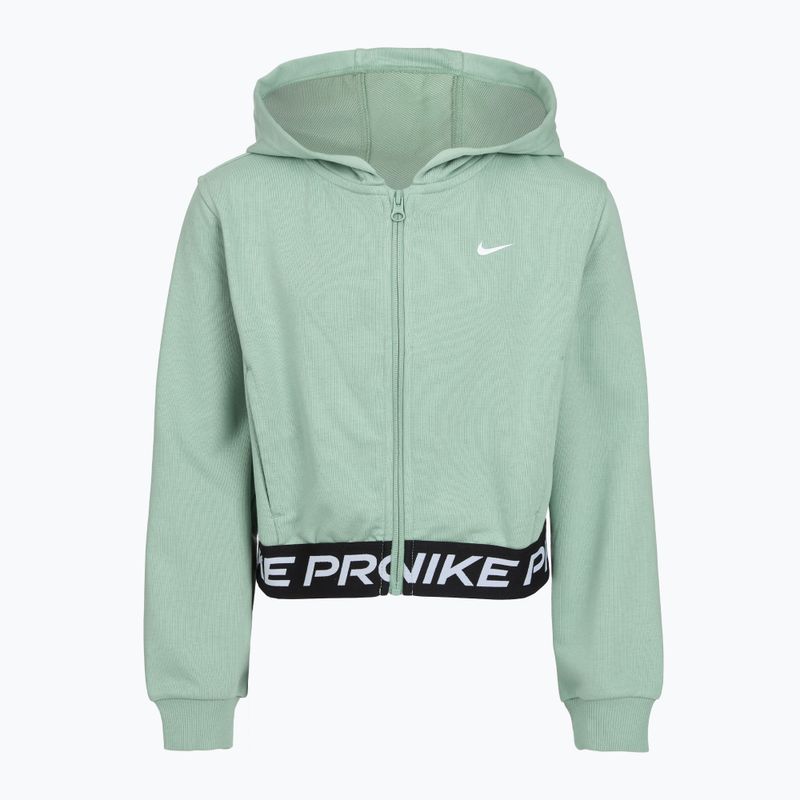 Детски суитшърт Nike Pro Fleece Dri-Fit Full-Zip steam/steam/black/white 6