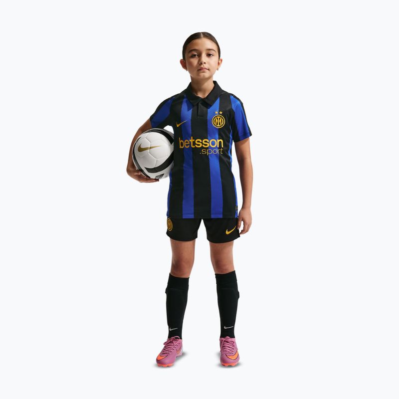 Детска футболна тениска Nike Inter Milan Dri-Fit Stadium Home lyon blue/black/university gold 5