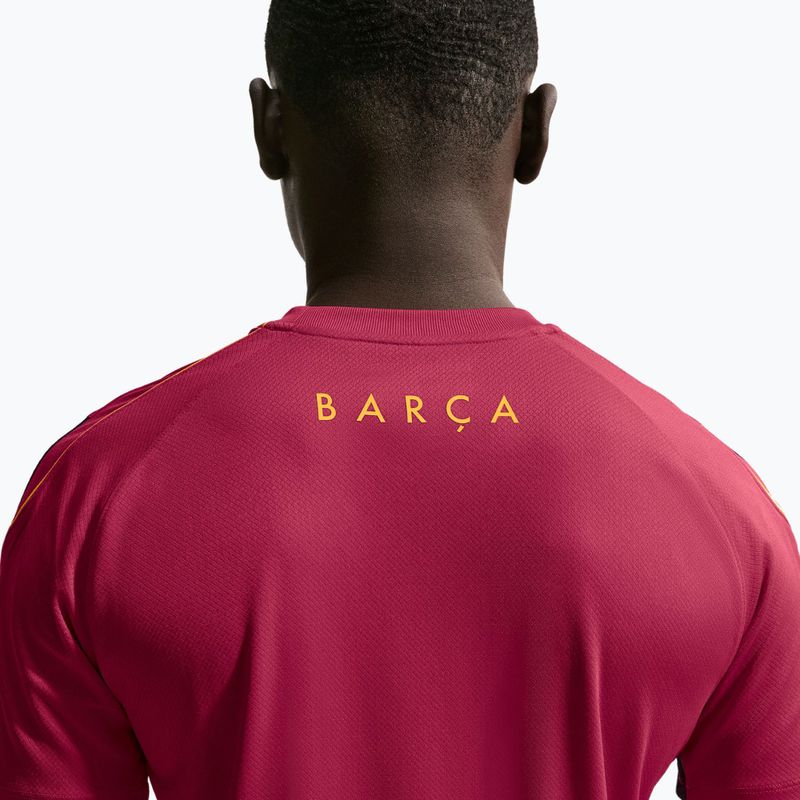 Мъжка футболна фланелка Nike FC Barcelona Strike Soccer Dri-Fit noble red/blackened blue/mineral yellow 6