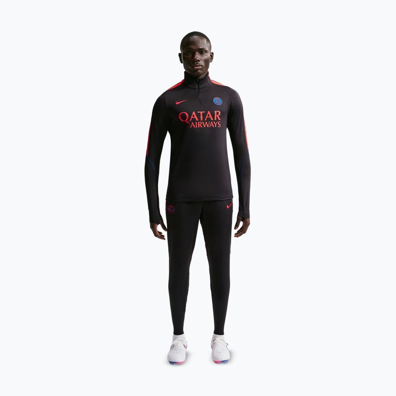 Мъжки футболен суитшърт Nike Paris Saint-Germain Strike Dri-Fit Soccer Knit Drill Top black/global red/global red 2