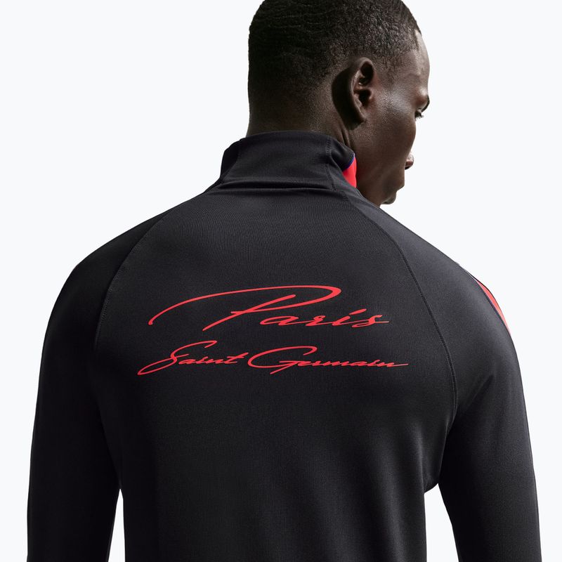 Мъжки футболен суитшърт Nike Paris Saint-Germain Strike Dri-Fit Soccer Knit Drill Top black/global red/global red 5