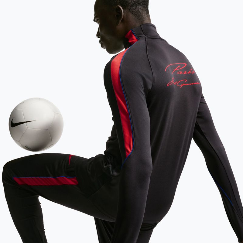 Мъжки футболен суитшърт Nike Paris Saint-Germain Strike Dri-Fit Soccer Knit Drill Top black/global red/global red 6