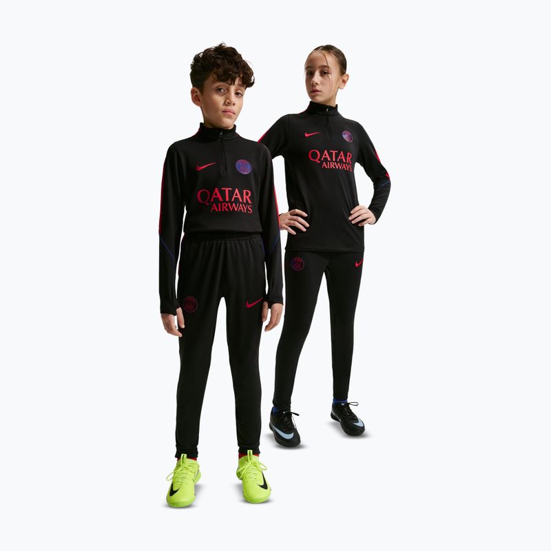 Детски футболни панталони Nike Paris Saint-Germain Strike Dri-Fit black/global red/global red 2