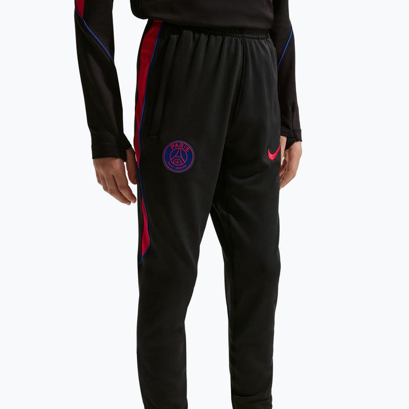 Детски футболни панталони Nike Paris Saint-Germain Strike Dri-Fit black/global red/global red 7