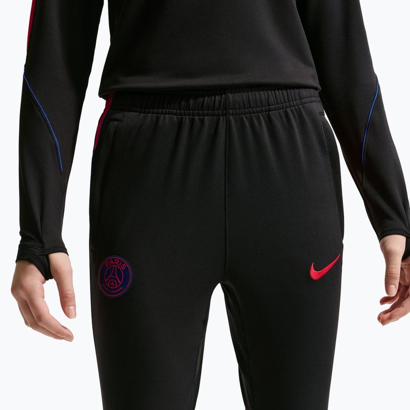 Детски футболни панталони Nike Paris Saint-Germain Strike Dri-Fit black/global red/global red 8