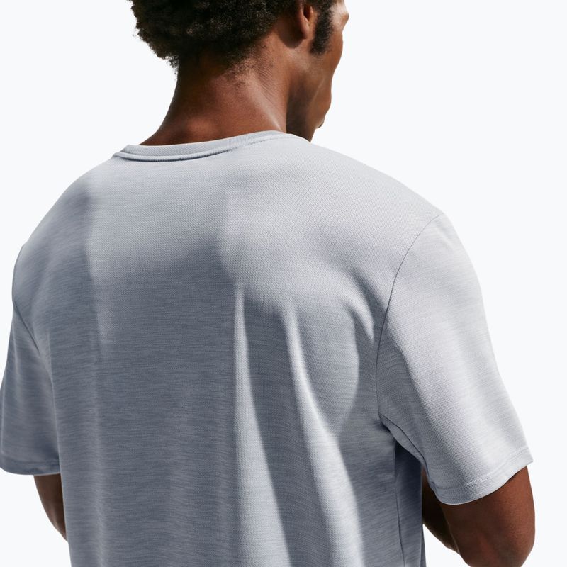 Мъжка тениска за бягане Nike Miler Dri-Fit UV grey fog/particle grey 5