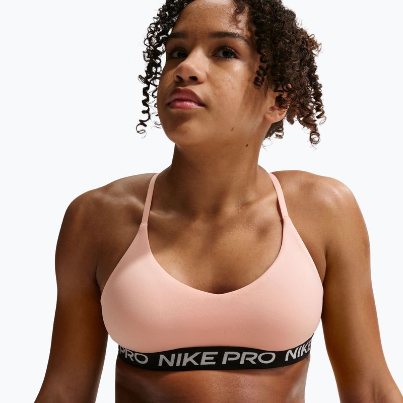 Детски сутиен Nike Pro Indy арктическо оранжево/черно/бяло 4