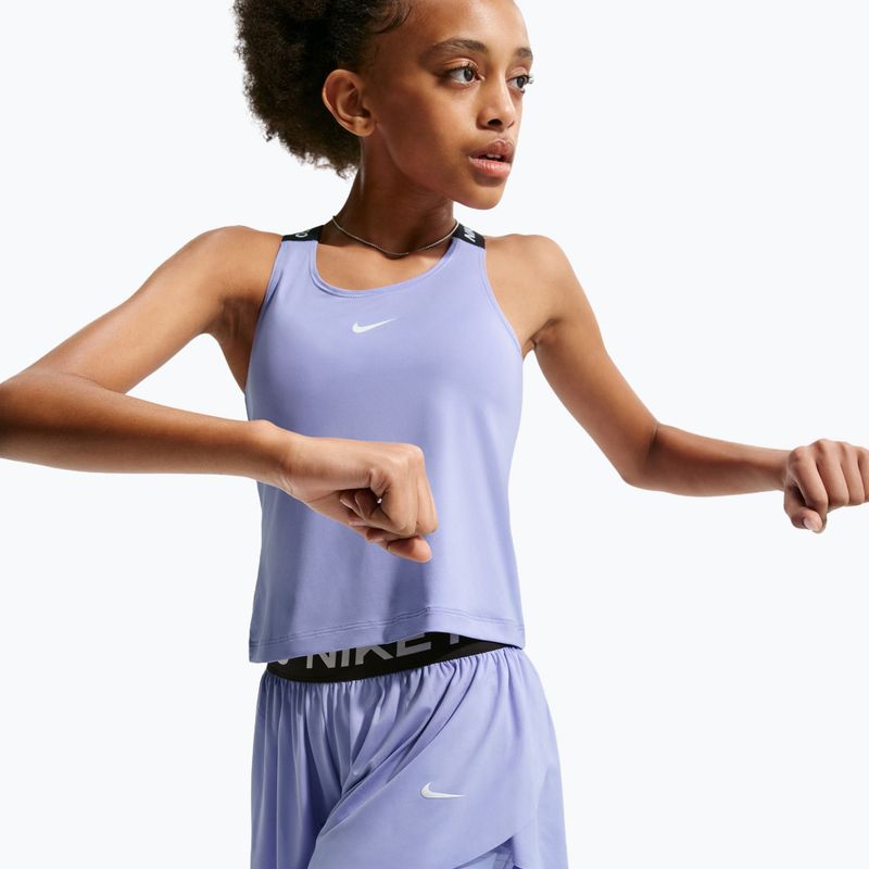 Детски къси панталони/шорти Nike Pro Dri-Fit 2in1 light thistle/black/white 4