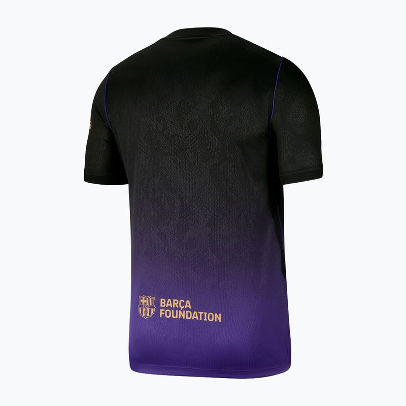 Мъжка футболна фланелка Nike FC Barcelona 2026/27 Stadium Away field purple/field purple/metallic gold 8