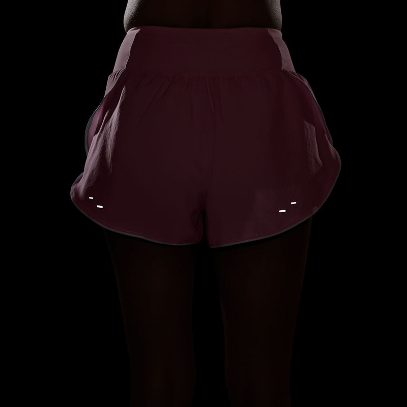 Дамски шорти за бягане Nike Tempo Swoosh Dri-Fit Mid-Rise Brief-Lined peony/pink foam/white 5