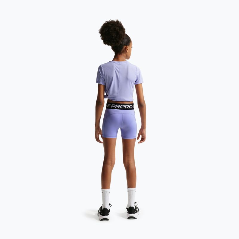 Детски къси панталони/шорти Nike Pro light thistle/white 3