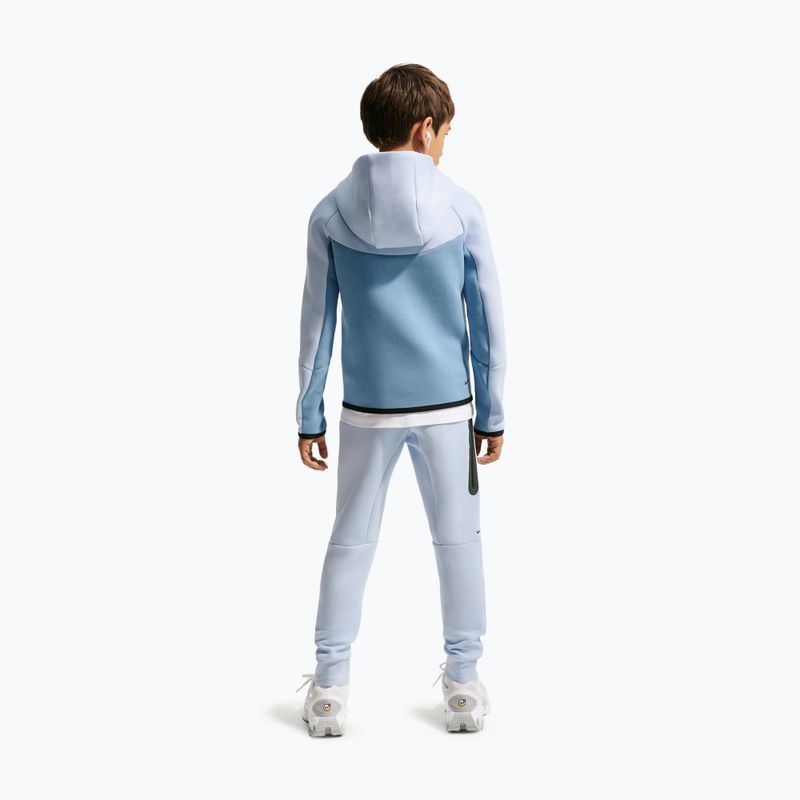 Детски суитшърт Nike Sportswear Tech Fleece Full Zip hydrogen blue/work blue/black/black 3