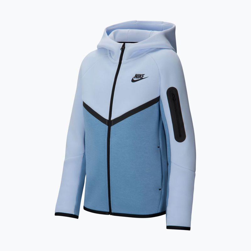 Детски суитшърт Nike Sportswear Tech Fleece Full Zip hydrogen blue/work blue/black/black 7