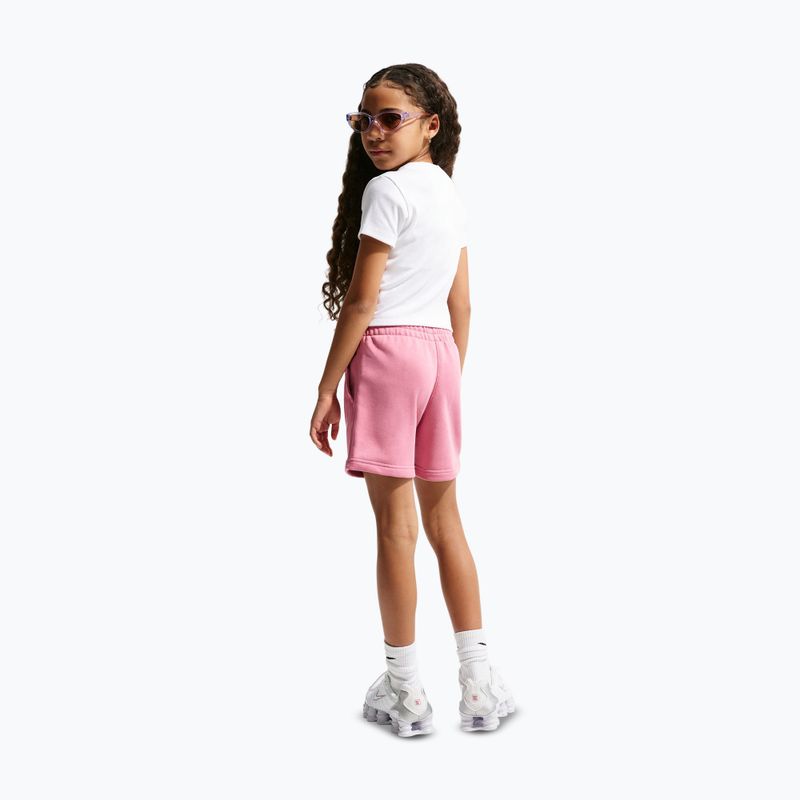 Детски шорти Nike Sportswear Club Fleece peony/peony/white 3