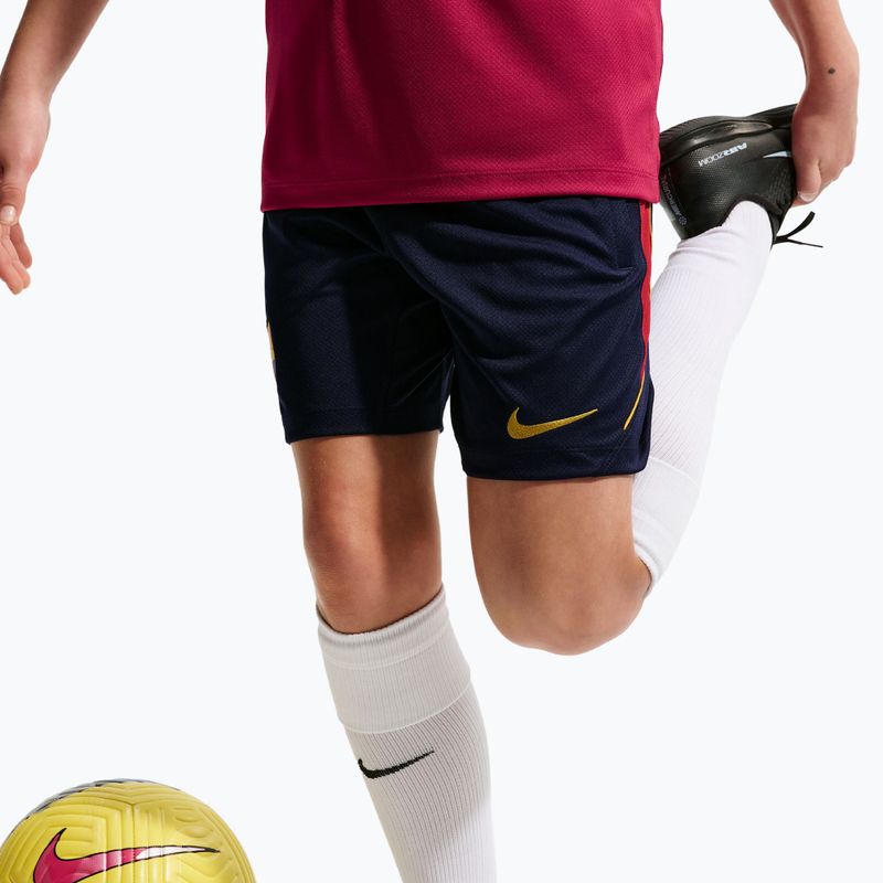 Детски футболни шорти Nike FC Barcelona Strike blackened blue/noble red/mineral yellow 8
